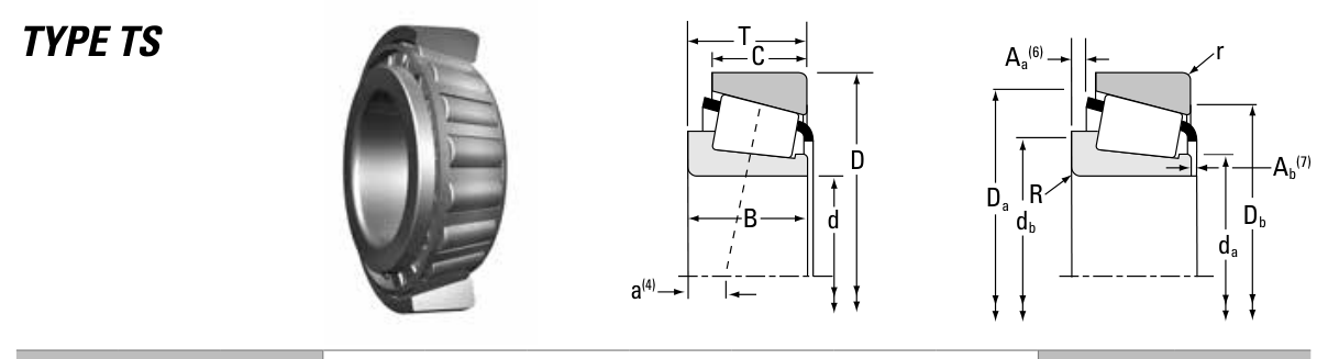 EE277455/277565 Timken Tapered Roller bearing catalogue drawing