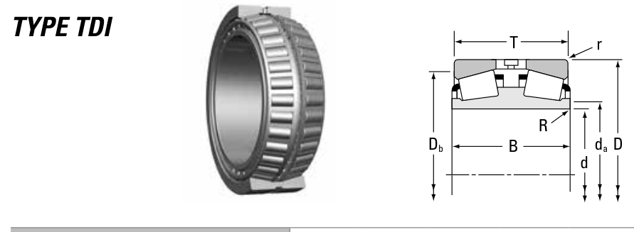 EE634356D/634510 Timken Tapered Roller bearing catalogue drawing